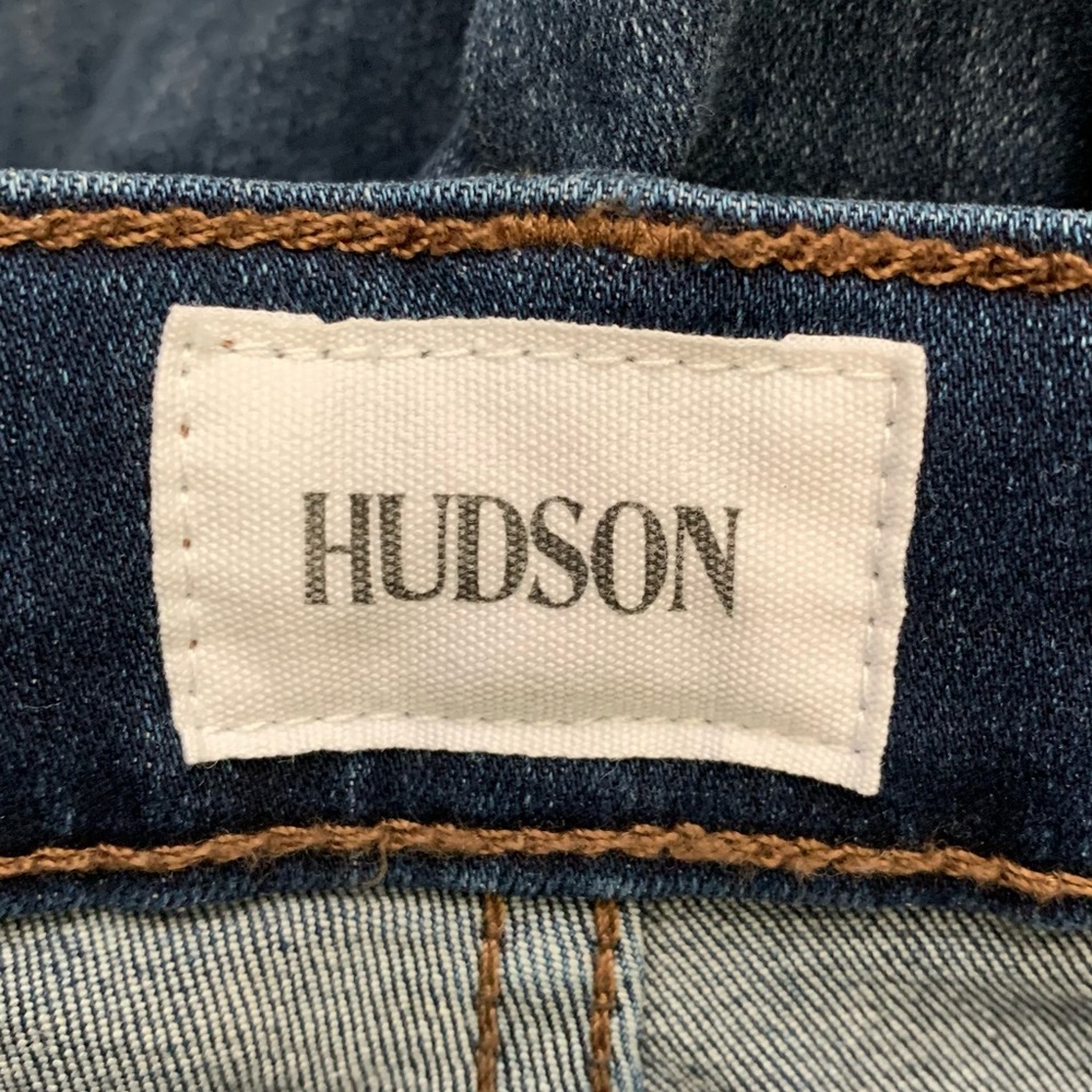 Hudson High Rise Raw Hem Jeans - Picture 3 of 6